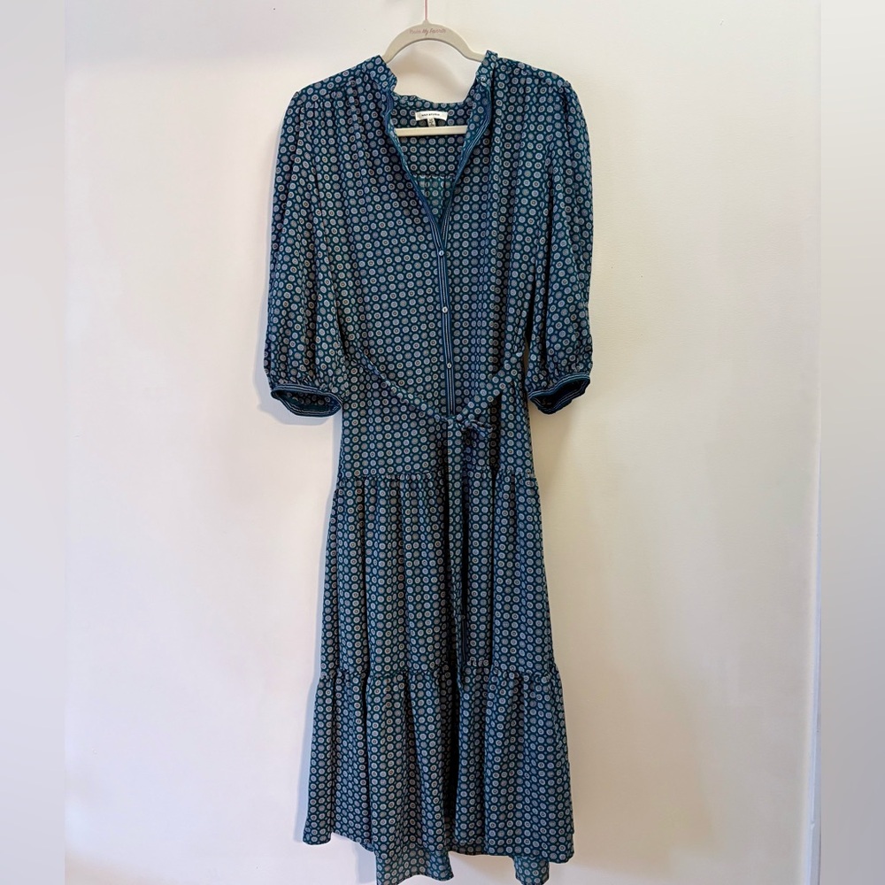 Max Studio 3/4 sleeve peasant dress size M